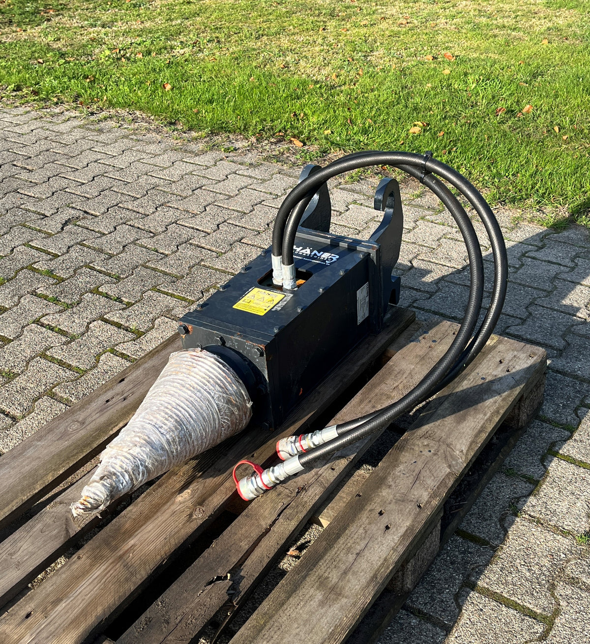 Haner houtklover voor minikraan - nieuw