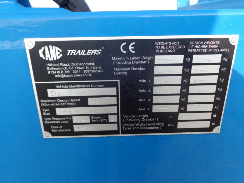 KANE DS 10T klappbarer Kipper.