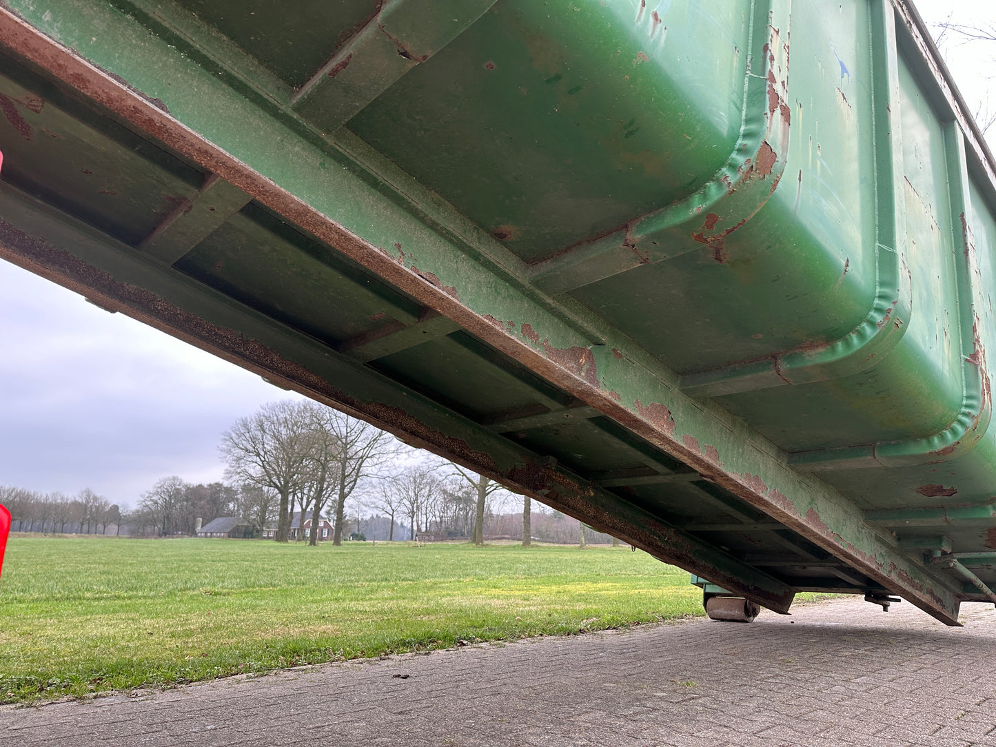 Allstar haakarm container bak met afdekking