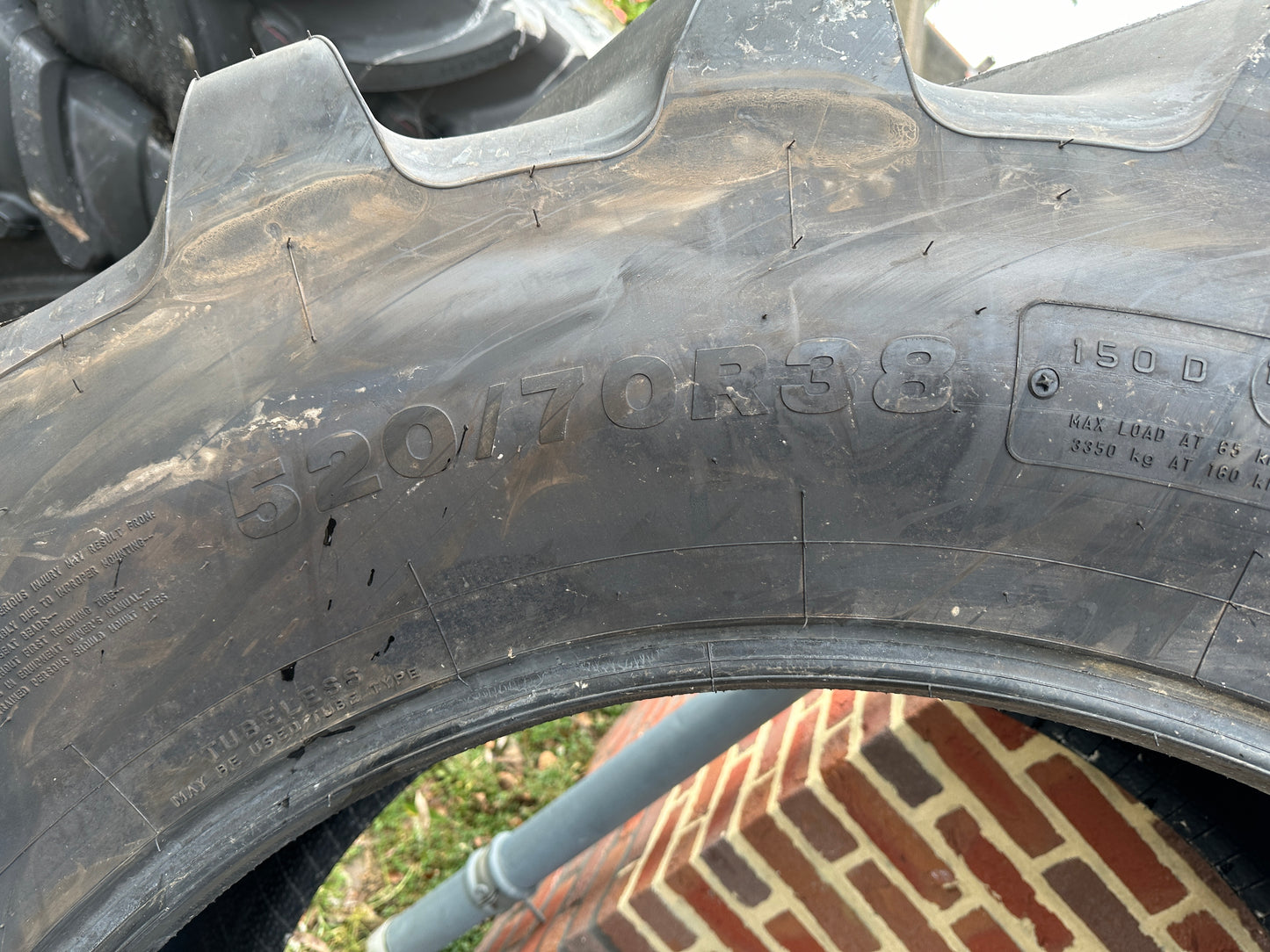 BRIDGESTONE BANDENSET 5.20/70- 38 (NIEUW)