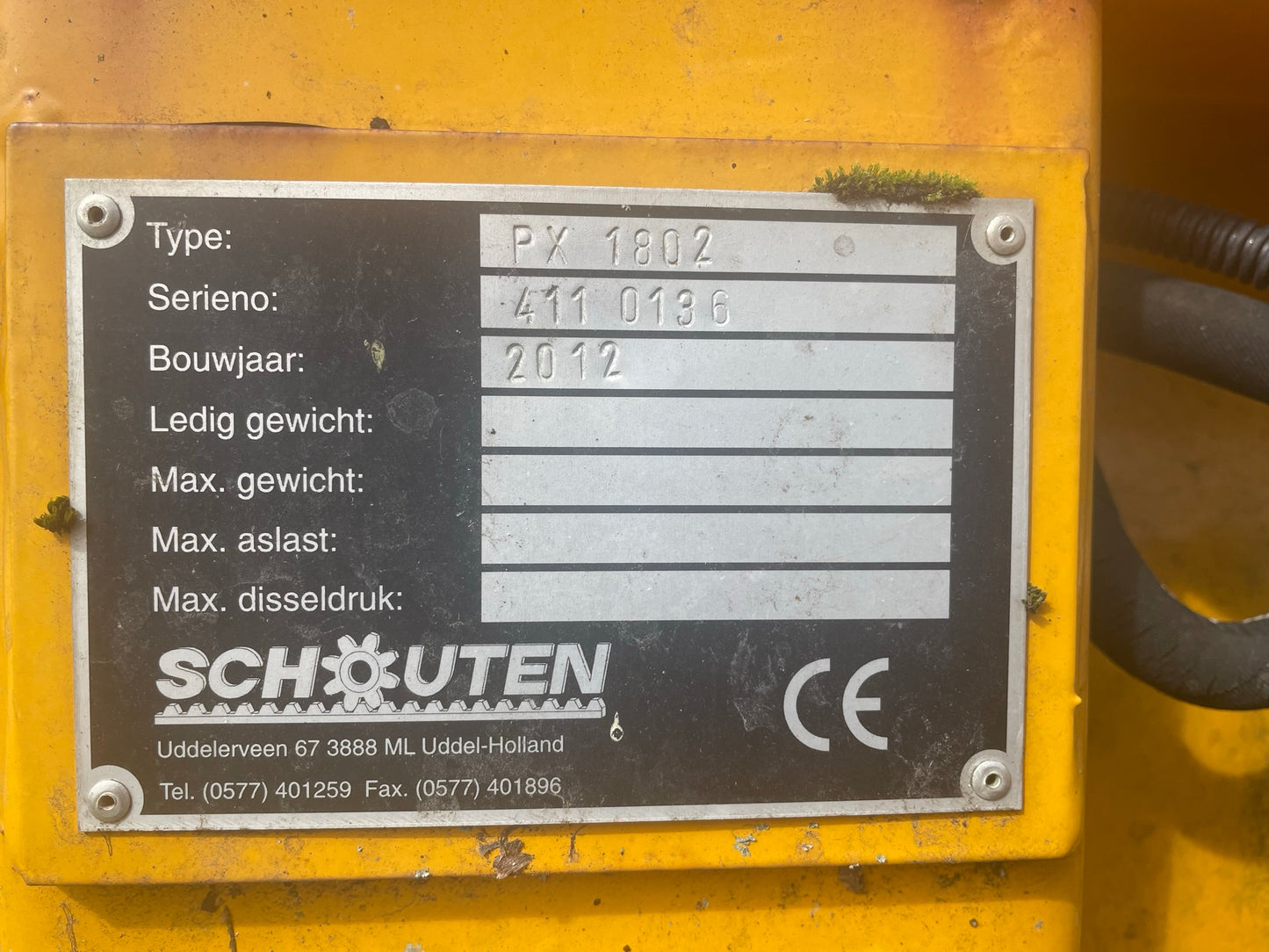 Schouten Phoenix PX1802 veegwagen