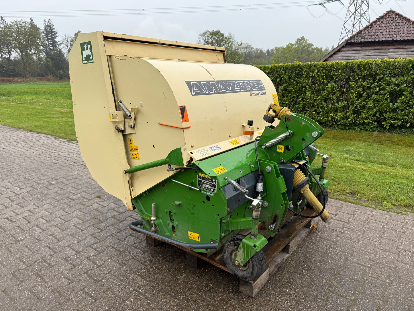 Amazone GH 1350. 3 punts klepelmaaier met opvang
