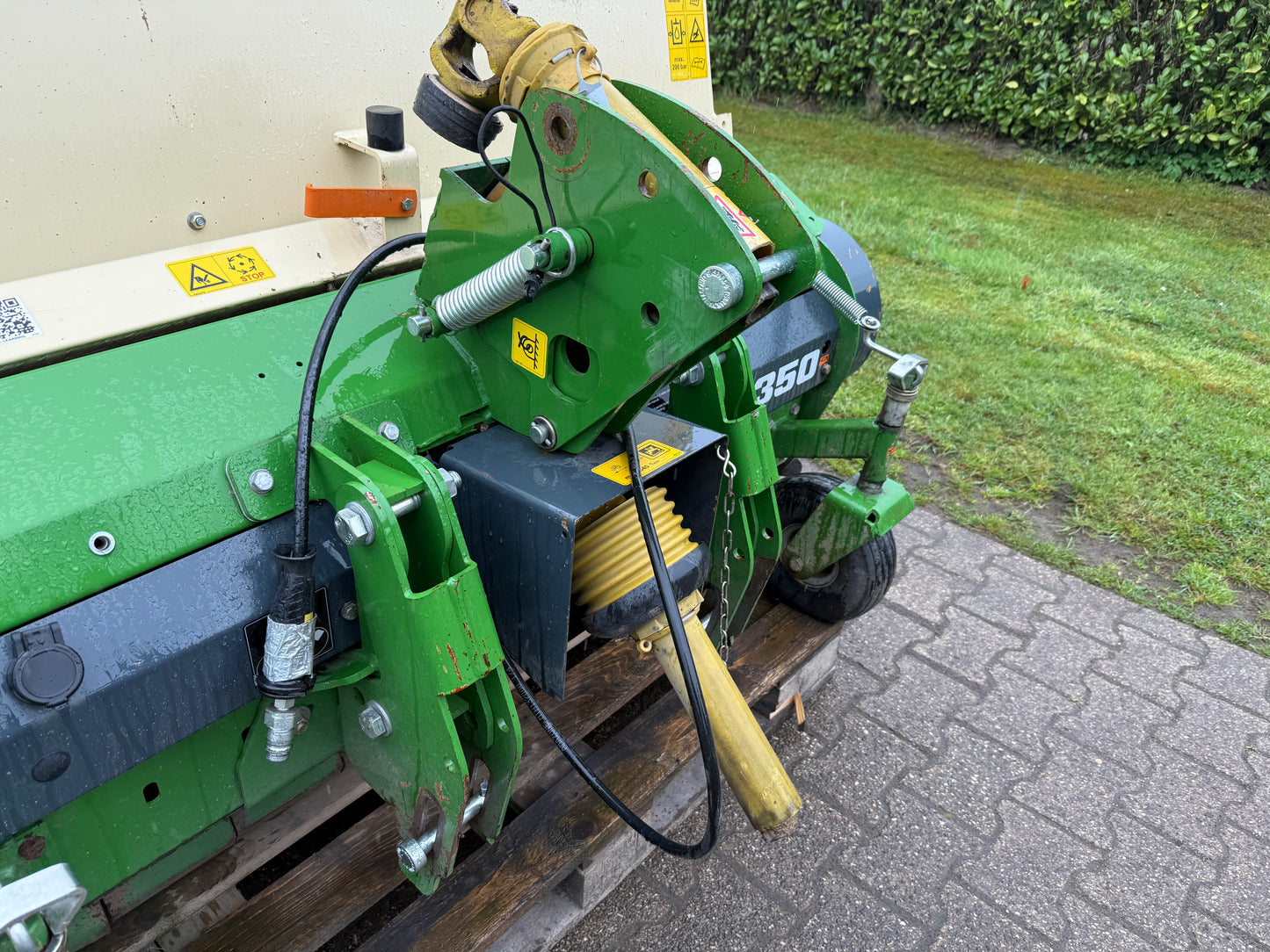 Amazone GH 1350. 3 punts klepelmaaier met opvang