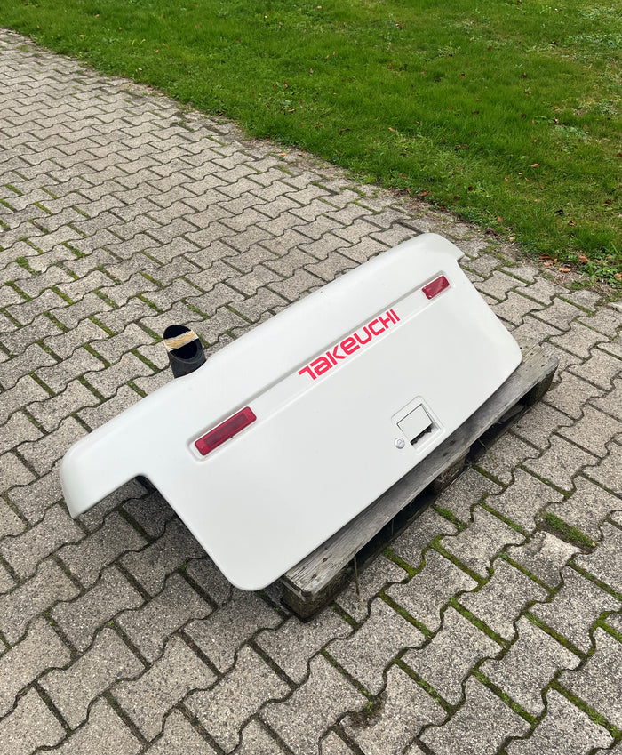 Takeuchi motorkap - als nieuw