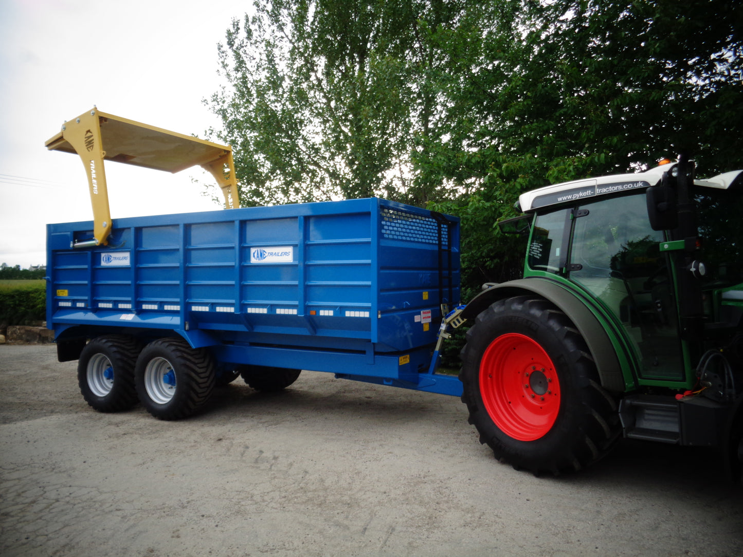 KANE MQ 14T GRAAN TRAILER.