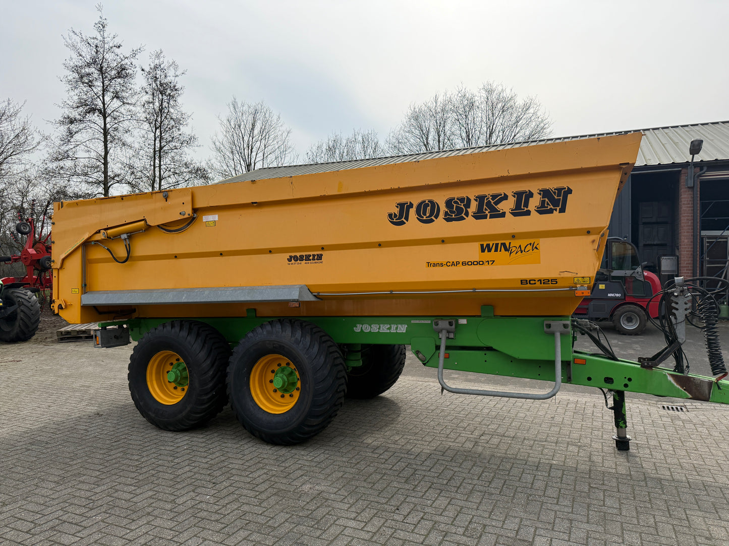 Joskin trans cap 6000/17 landbouw kipper