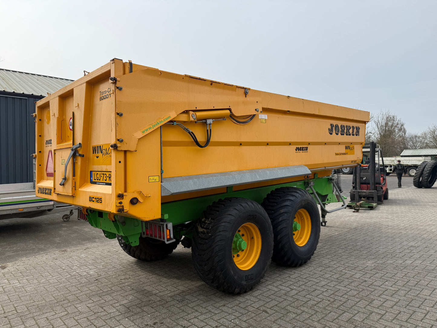 Joskin trans cap 6000/17 landbouw kipper