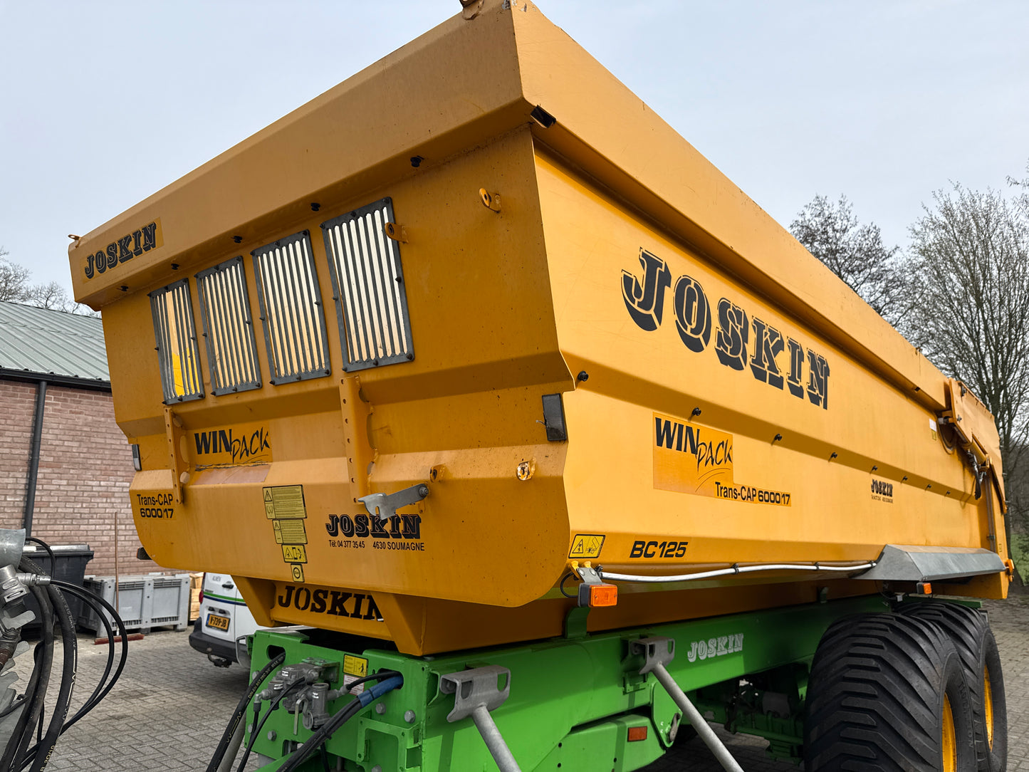 Joskin trans cap 6000/17 landbouw kipper