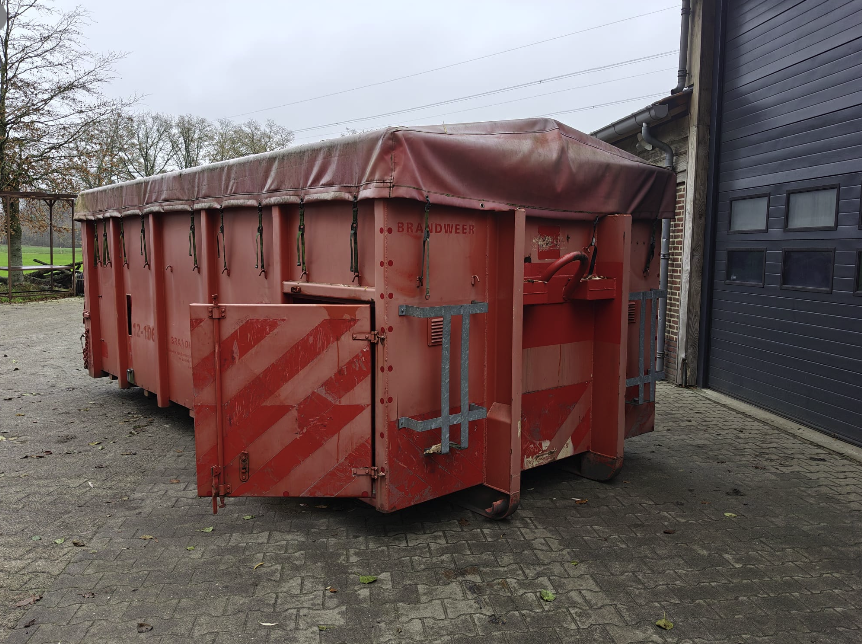 haakarm container ex brandweer
