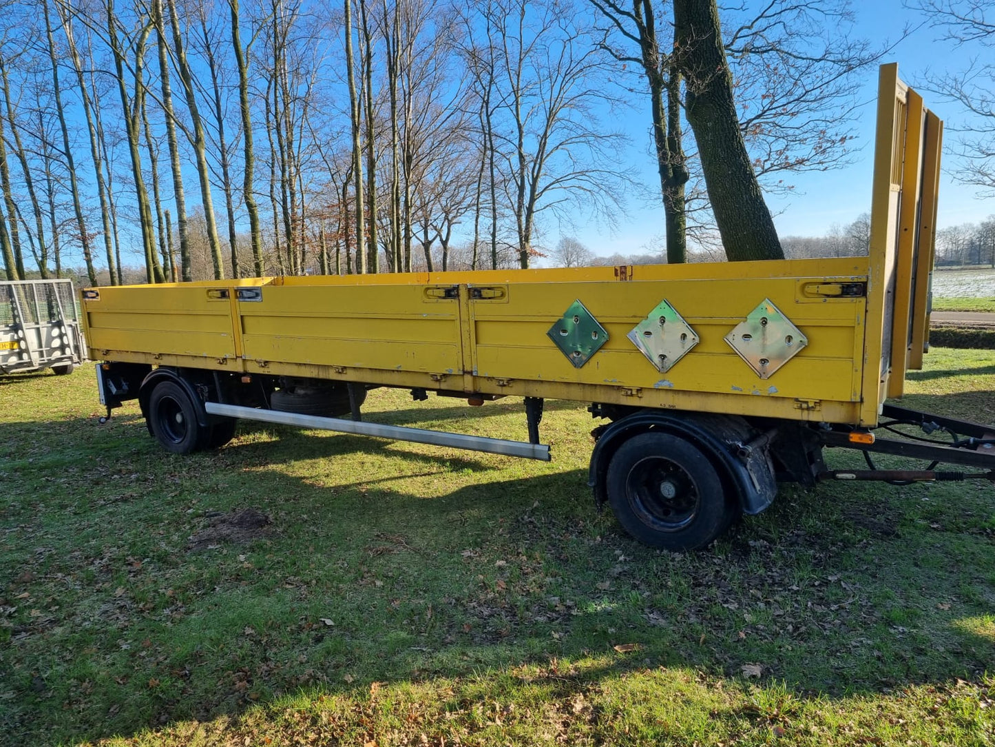 2 axle agricultural trailer