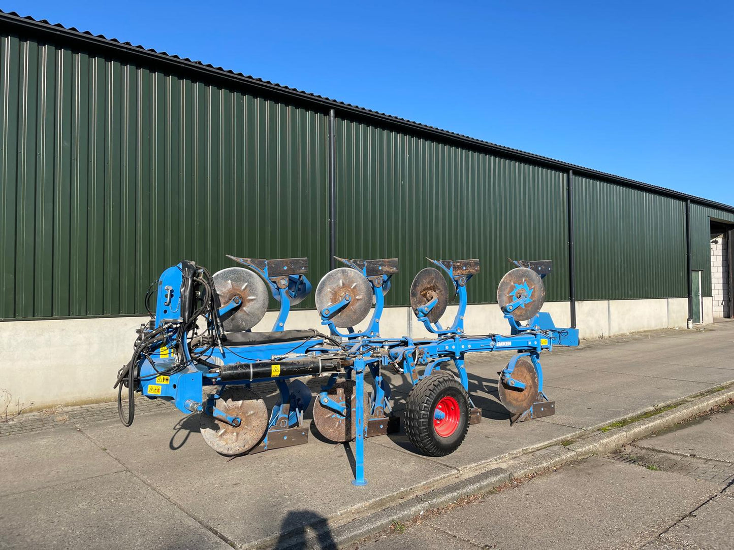 Lemken Jewel 8 Ploeg  4 schaar. incl. schijfkouters en voorscharen